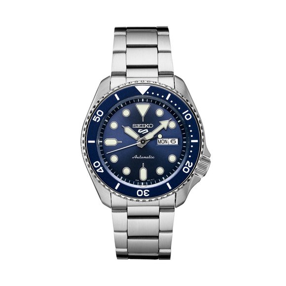 NEW Seiko 5 Sports SRPD51 Men's Analog Automatic Blue Dial 42.5mm Case Watch